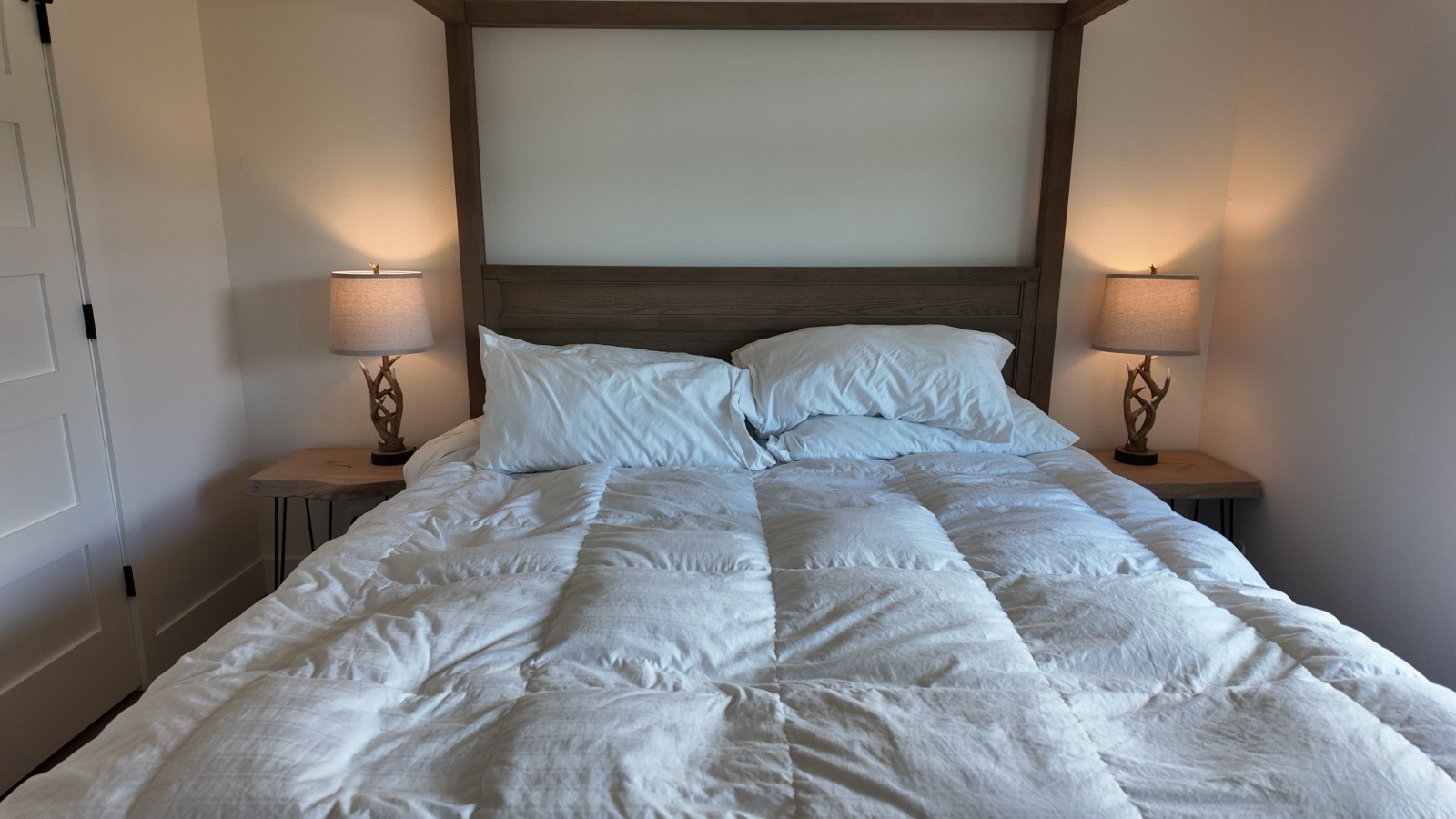 Second king bedroom with quality linens